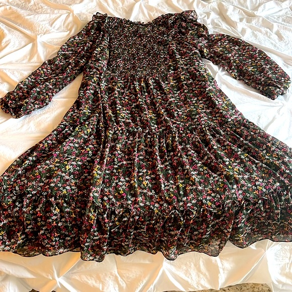 Draper James Dresses & Skirts - NWT Draper James Prairie Billow Maxi Flounce Sheer Cinched Sleeve Romantic Dress